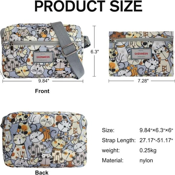 Cross body Bags for Women Lightweight Mini Crossbody Bags Everyday Bag Small Pur - Picture 4 of 7